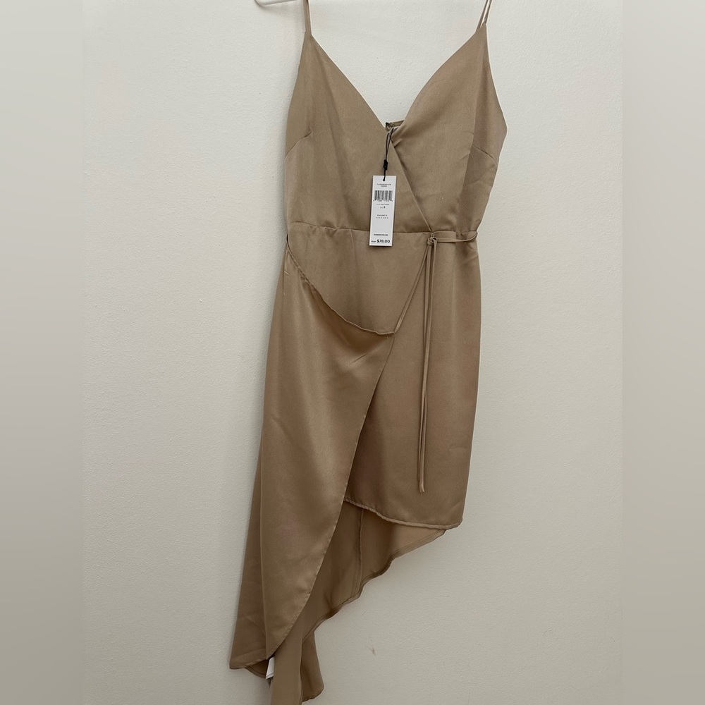 Silky Cream Cocktail dress elegant / Traje crema